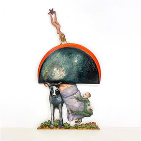 Gemälde, À la vitre noire, Jean-Claude Silbermann