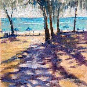 Dessin, Sea and eucalyptus trees, July Kinart (Prykina)