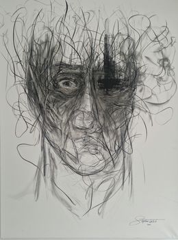 Peinture, Dissloving Head, Stephan Welsch