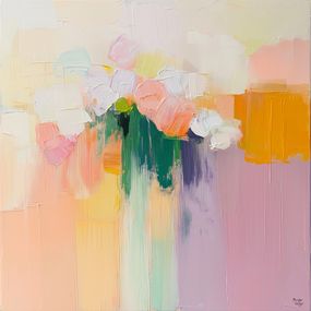 Peinture, Petals of tranquility, Morgane Soulier