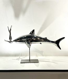 Sculpture, Love Sharks, Bernard Rives