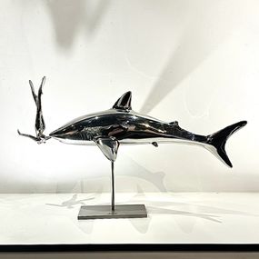 Sculpture, Love Sharks, Bernard Rives