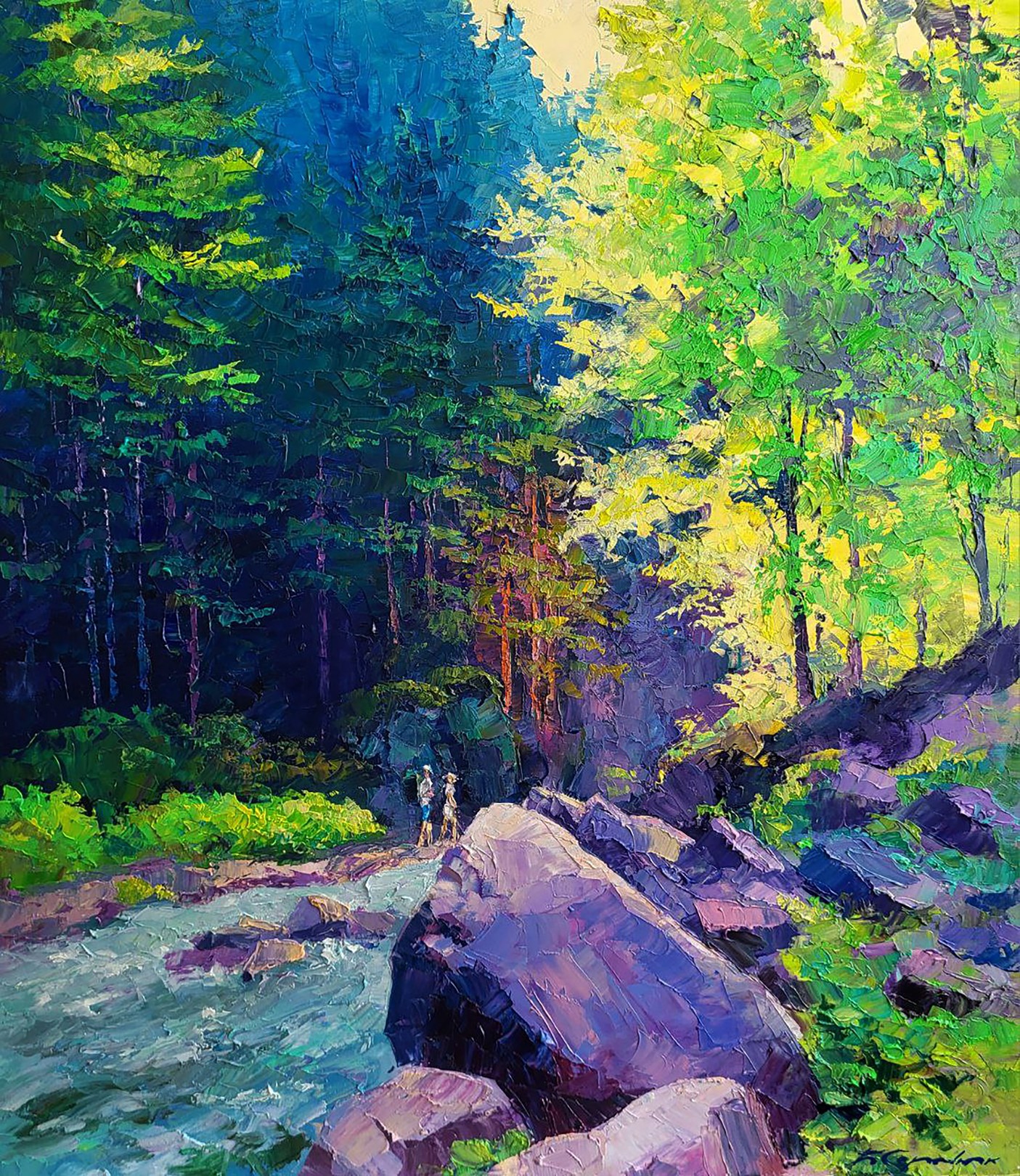 Boris Serdyuk, Mountain gorge Boris Serdyuk, Mountain gorge