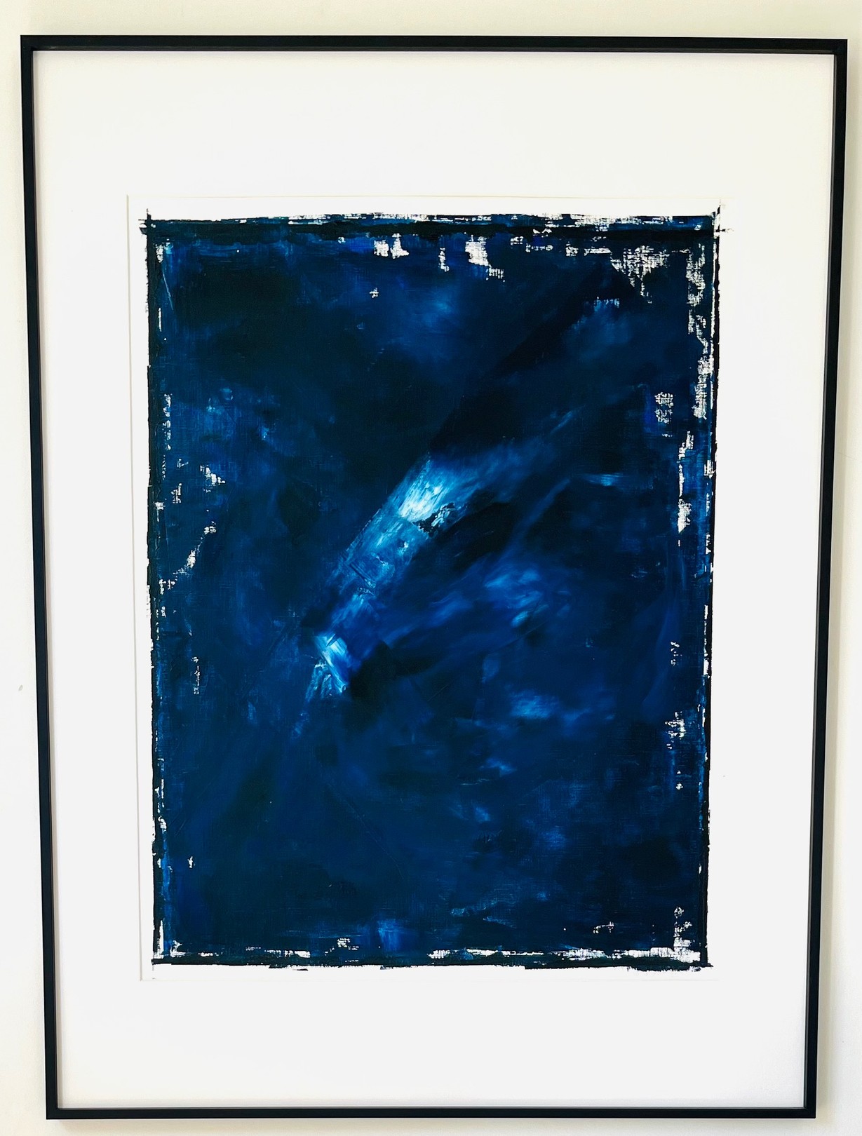 Sylvie Guyomard, Cosmos 1 / Reflet bleu sur papier Sylvie Guyomard, Cosmos 1 / Reflet bleu sur papier