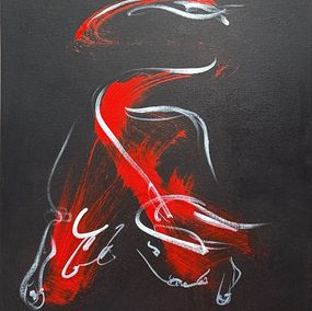 Gemälde, Kampfstier, Nicole Leidenfrost