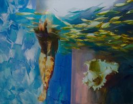 Gemälde, Gulf Stream, Vasyl Khodakivskyi
