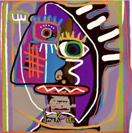 Print, Street Art portrait-23, SmaK-titi