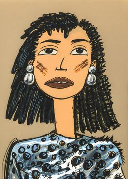 Print, Silvered Yearning, Sephora Venites