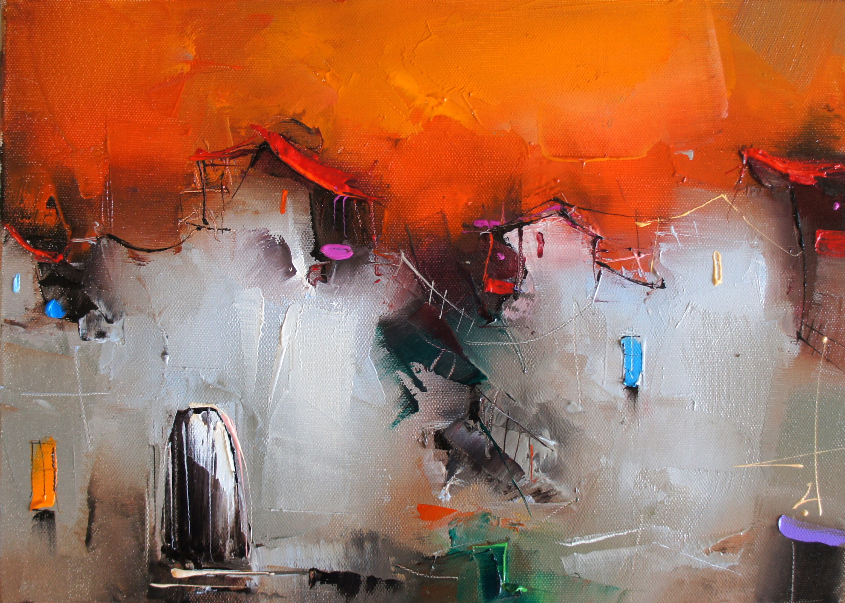 Stanislav Lazarov, The orange moon Stanislav Lazarov, The orange moon