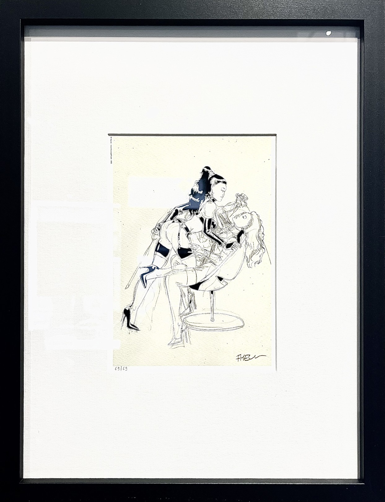 Félix Meynet, Duelles Pin-ups sketchbook Félix Meynet, Duelles Pin-ups sketchbook