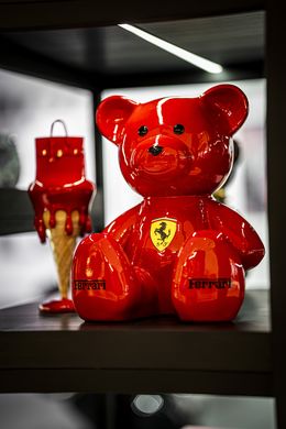 Sculpture, 35cm Ferrari Tribute Teddy, Naor