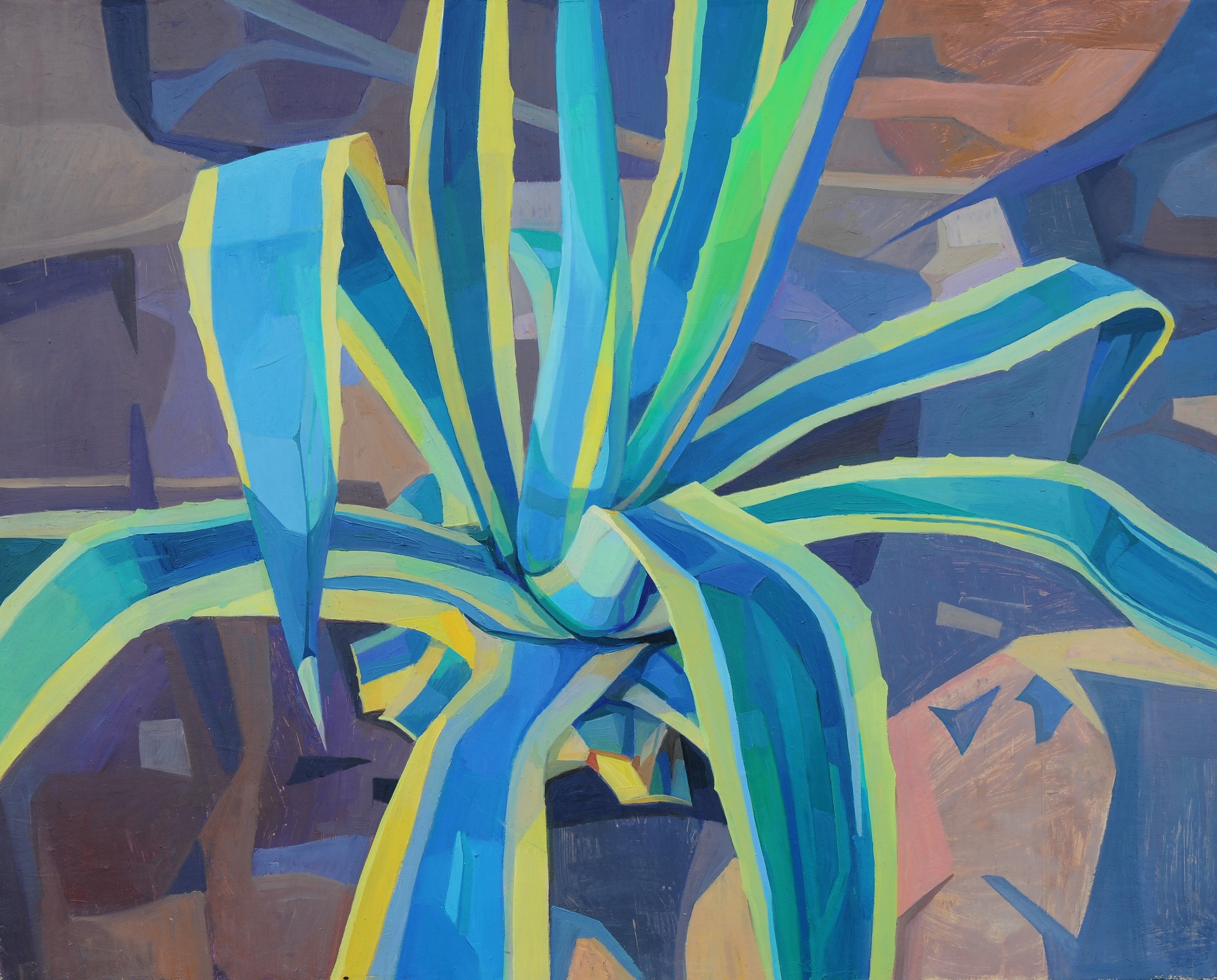 Zhen Hao He, Agave aux reflets d'azur Zhen Hao He, Agave aux reflets d'azur