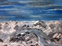 Painting, Tibetan Plateau, Kat Zhivetin