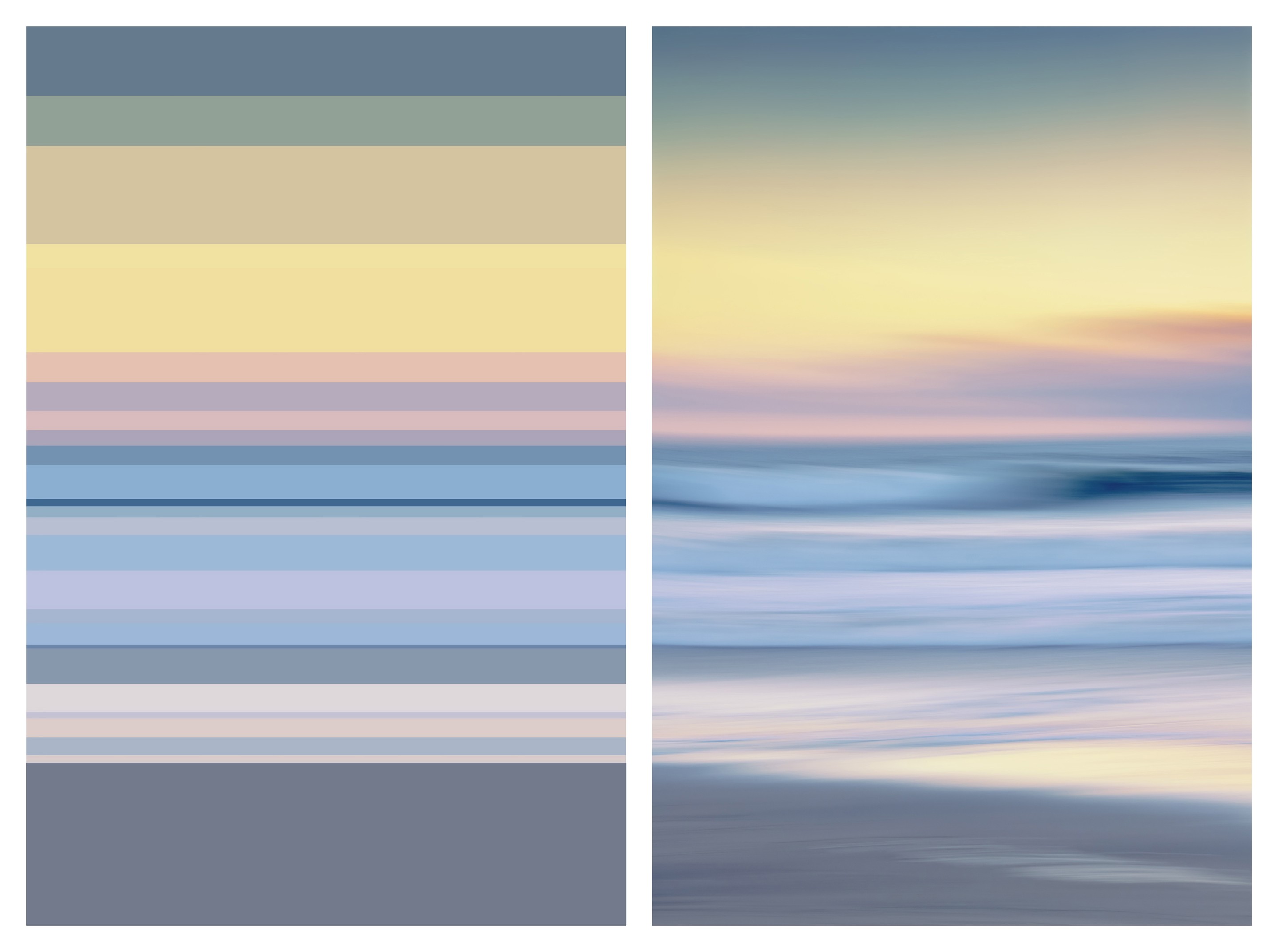 Serge Hamad, Temporal Perception 92 (Diptych) Serge Hamad, Temporal Perception 92 (Diptych)
