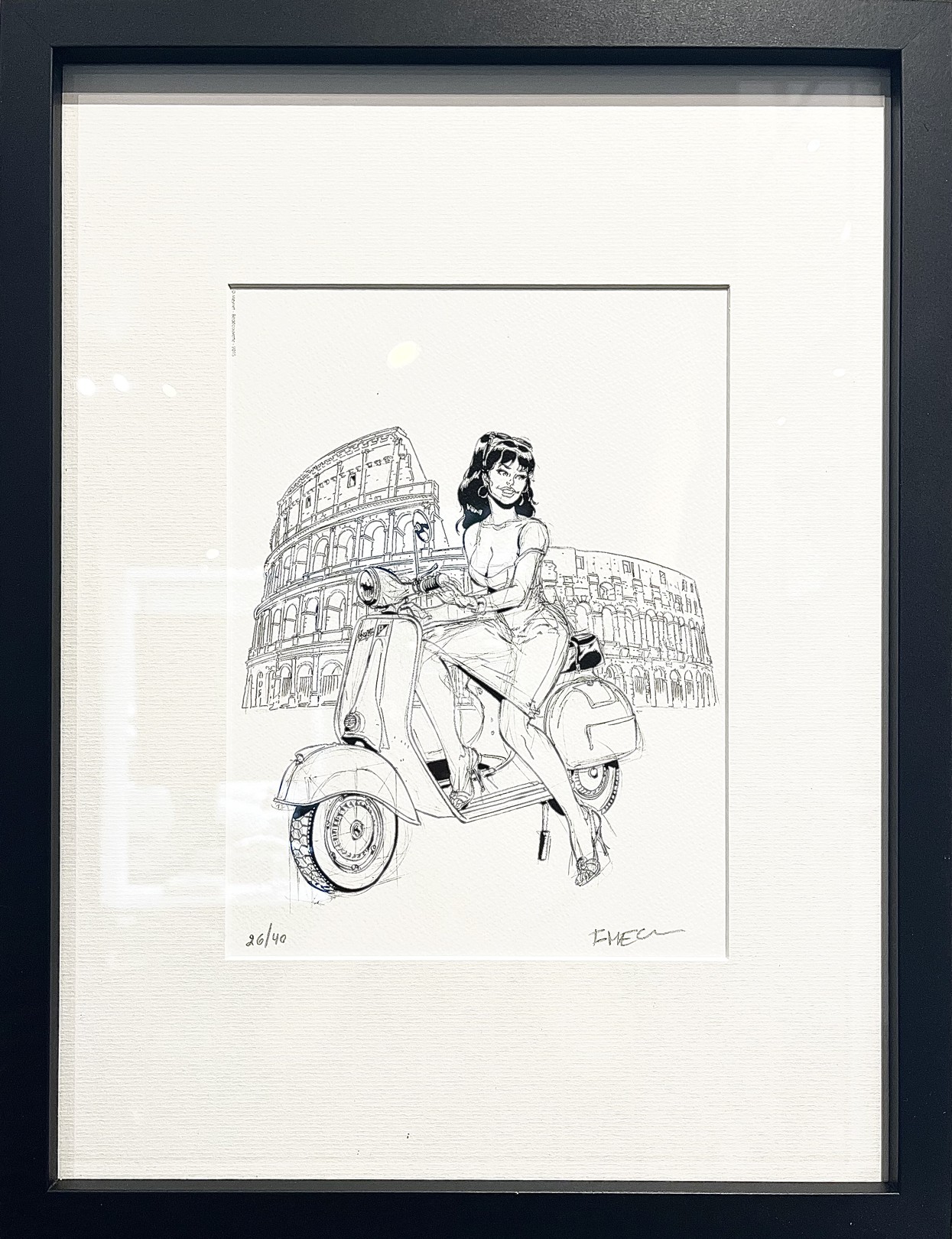 Félix Meynet, Vespa Rome Colisée Sketchbook Félix Meynet, Vespa Rome Colisée Sketchbook