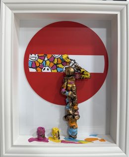 Painting, Stop Murakami 01.01.25, Bernard Saint-Maxent