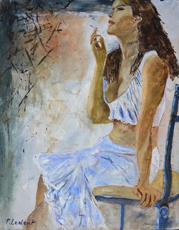 Painting, Please, invite me !, Pol Ledent