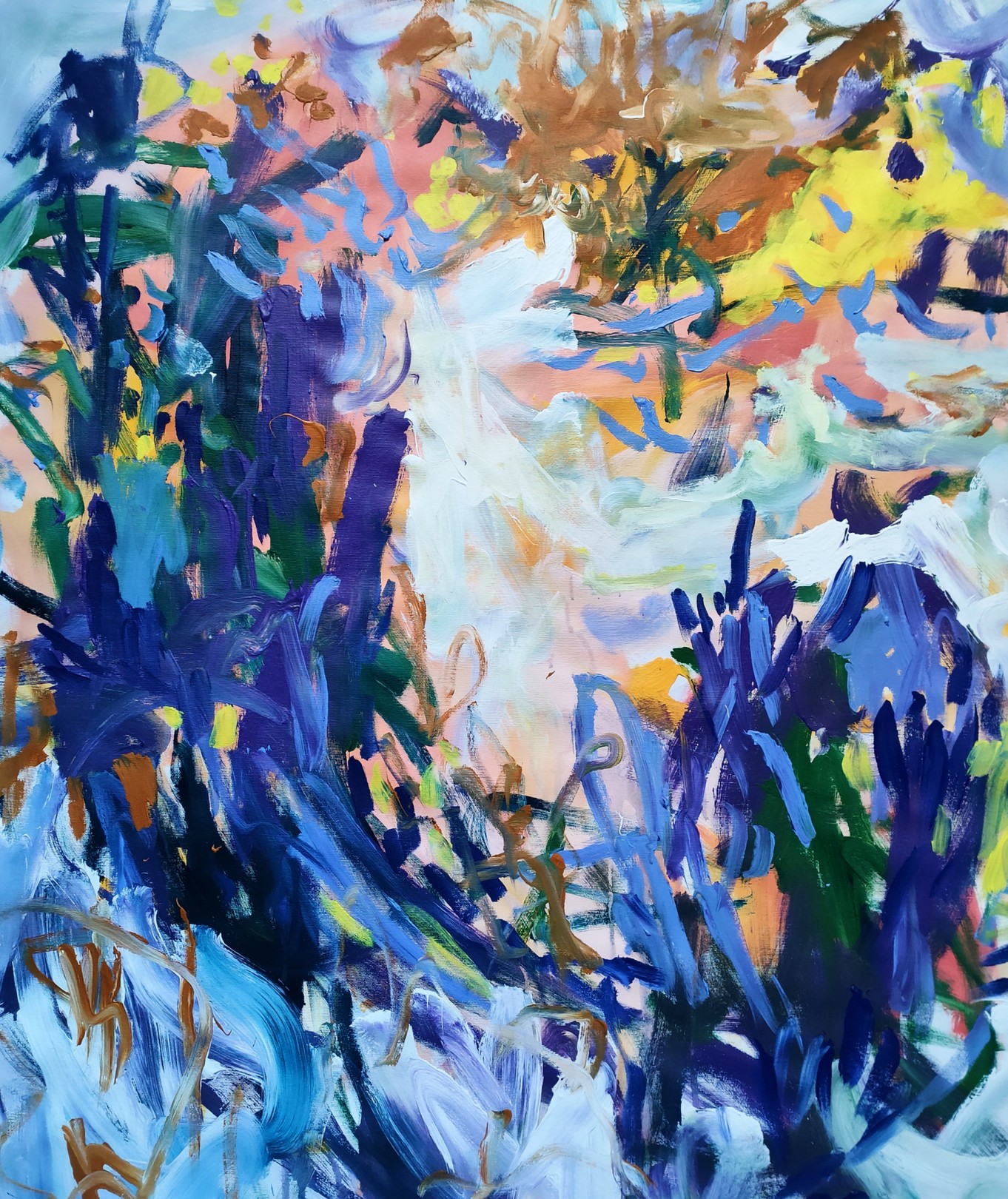 Emily Starck, Purple brush strokes Emily Starck, Purple brush strokes