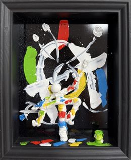 Painting, Miro 01.01.25, Bernard Saint-Maxent