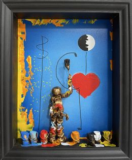 Painting, Miro Love 01.01.25, Bernard Saint-Maxent
