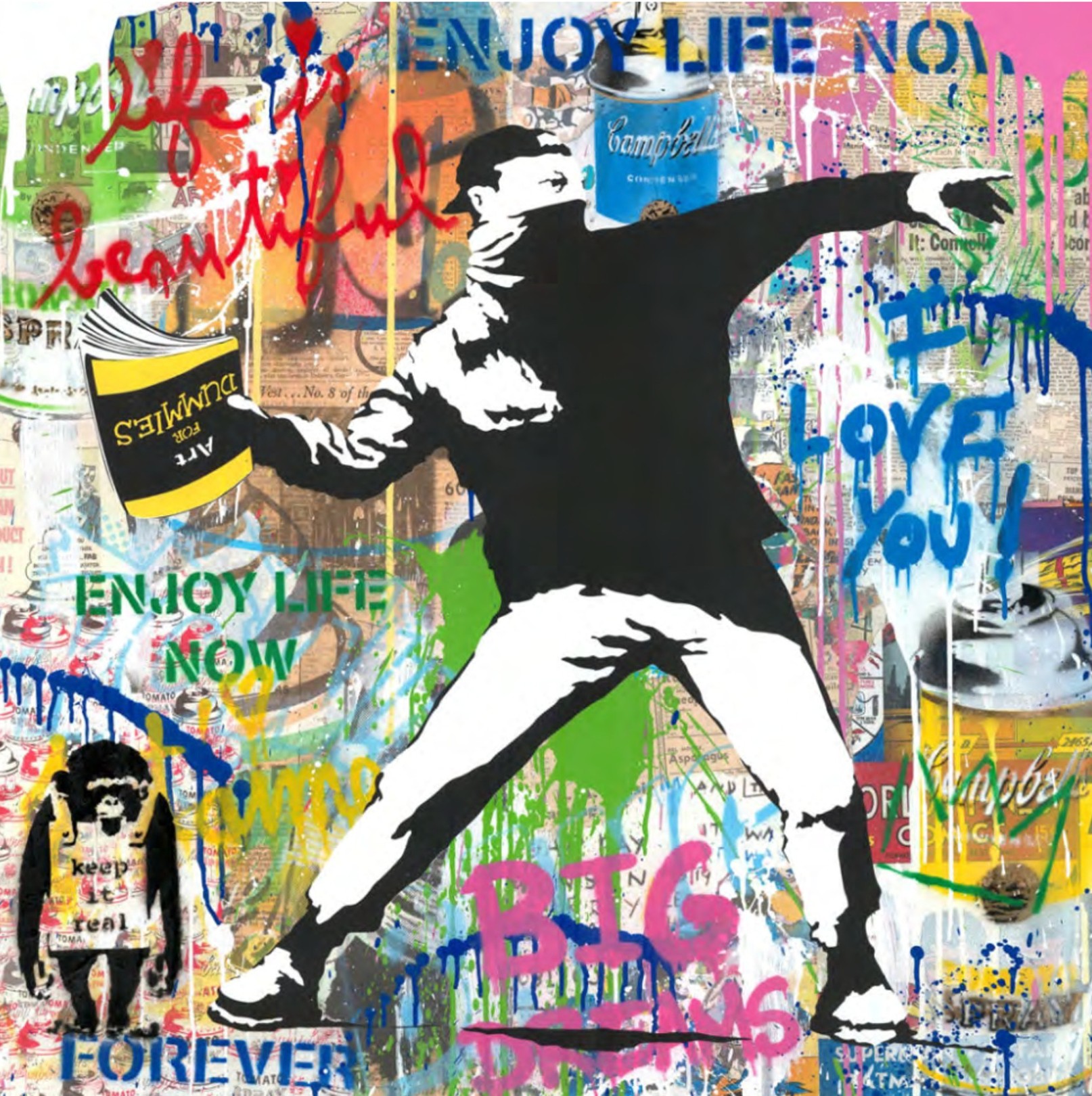Mr Brainwash, Bansky Thrower Mr Brainwash, Bansky Thrower
