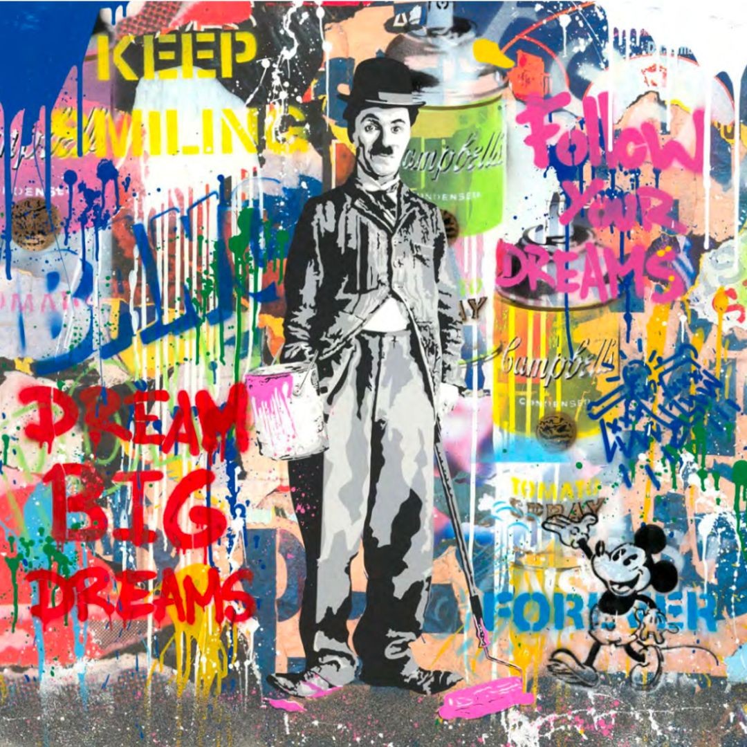 Mr Brainwash, Chaplin Mr Brainwash, Chaplin