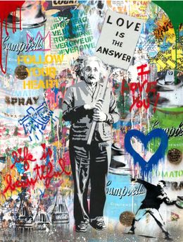 Peinture, Einstein, Mr Brainwash