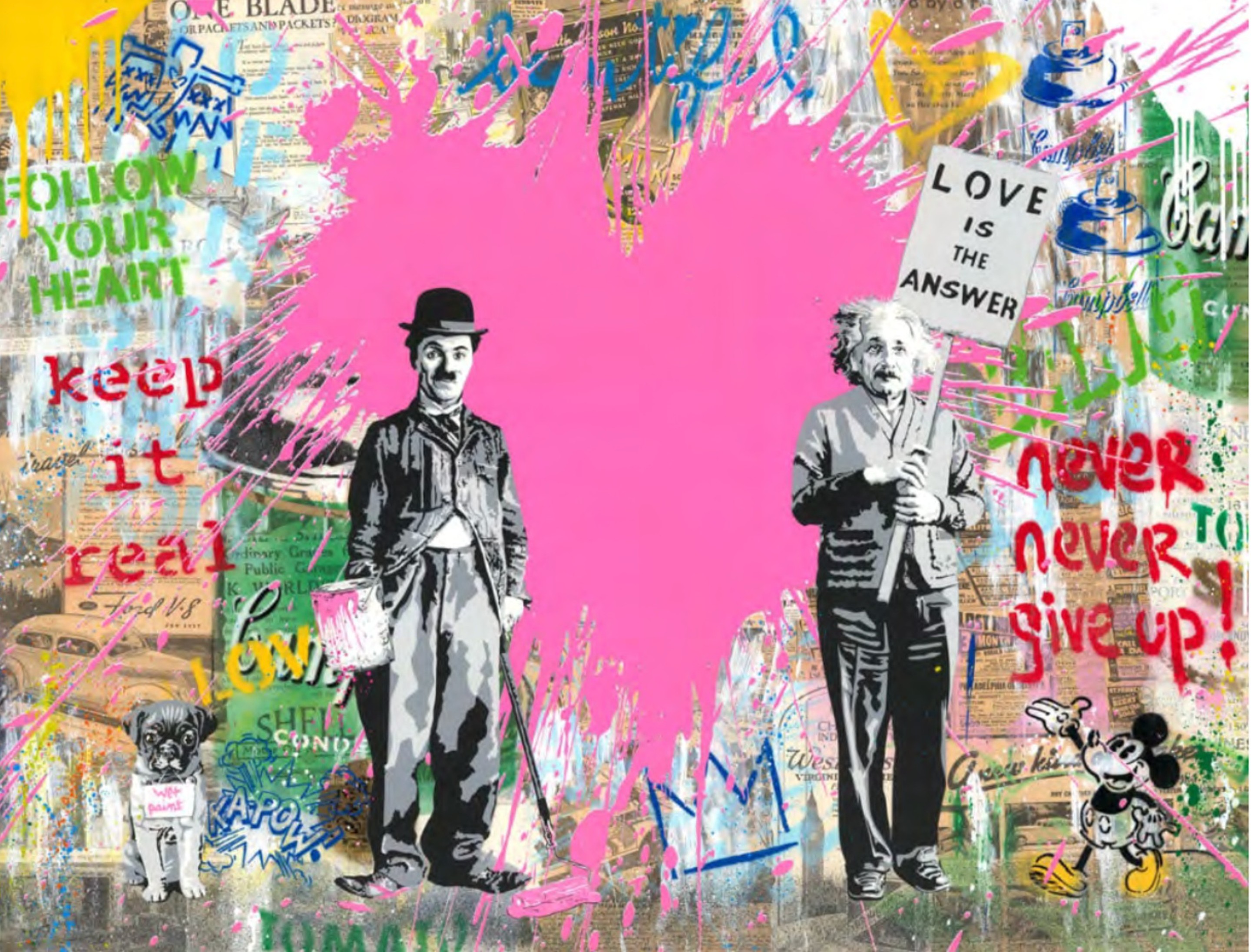 Mr Brainwash, Juxtapose Mr Brainwash, Juxtapose