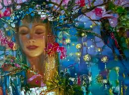 Painting, Kupala night, Anatoly Tarabanov