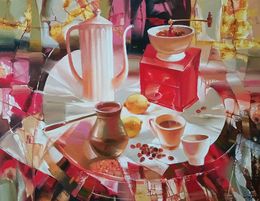 Painting, Delicious coffee, Anatoly Tarabanov
