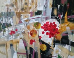 Painting, Cherries, Anatoly Tarabanov