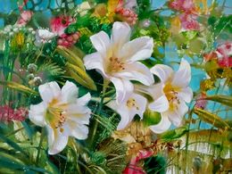 Painting, Summer flowers, Anatoly Tarabanov