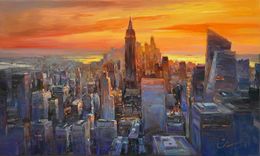 Peinture, Evening New York, Serhii Cherniakovskyi