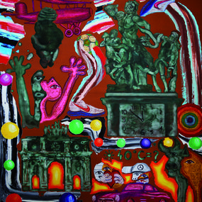 Peinture, Time-Lapse Map II, Roman Durcek