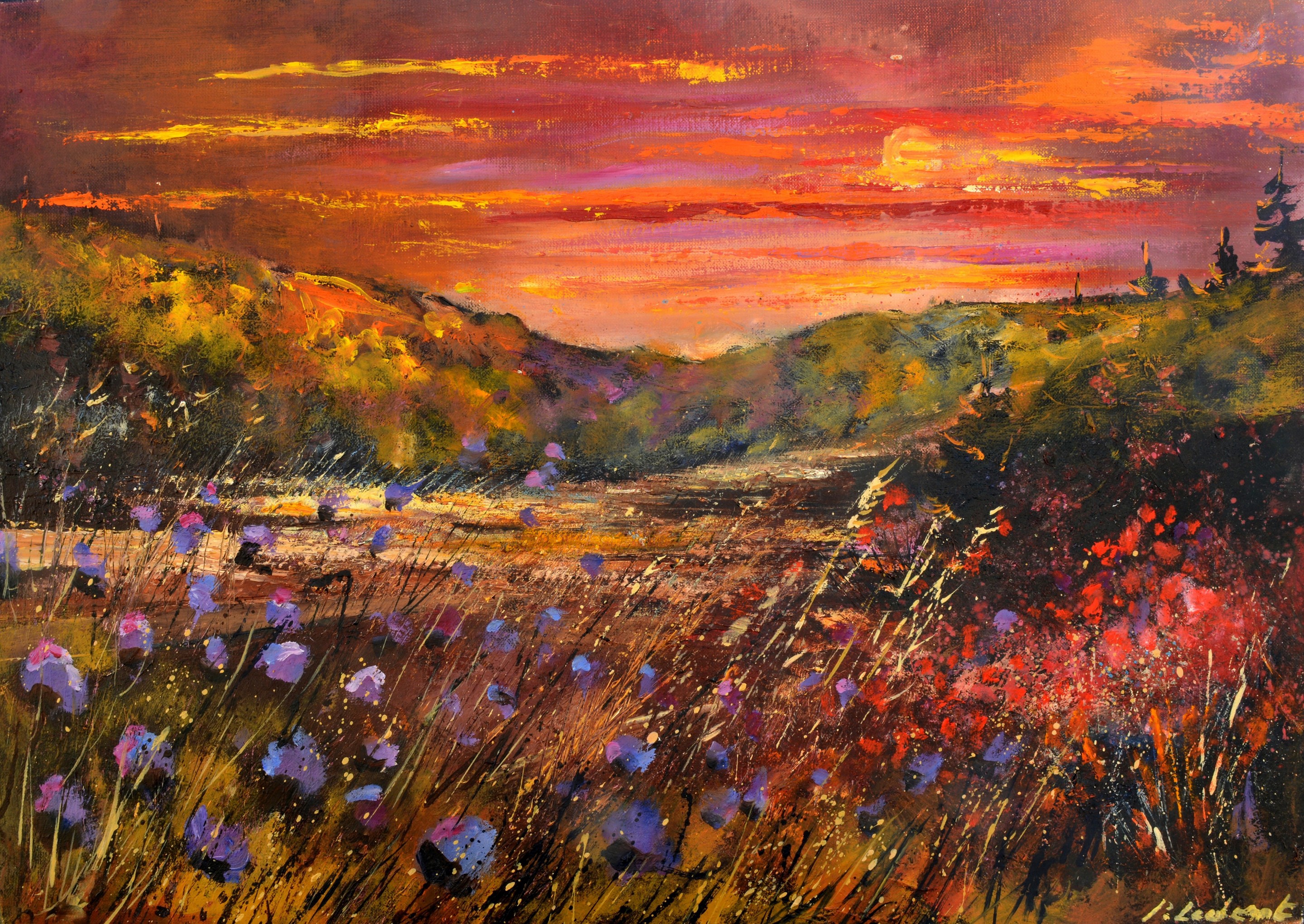 Pol Ledent, Sunset 86 Pol Ledent, Sunset 86