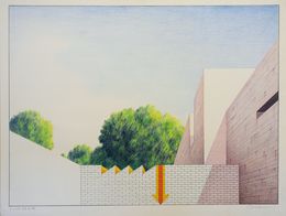 Zeichnungen, Alfortville - Over the wall, Osse Müller