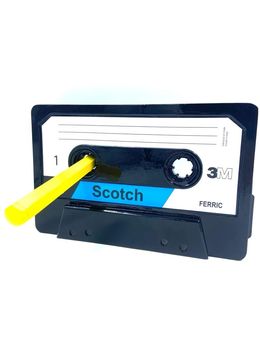 Sculpture, Alter Ego Black Cassette Blue, Alessandro Piano