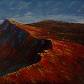 Gemälde, Red Mountain, Teona Nozadze