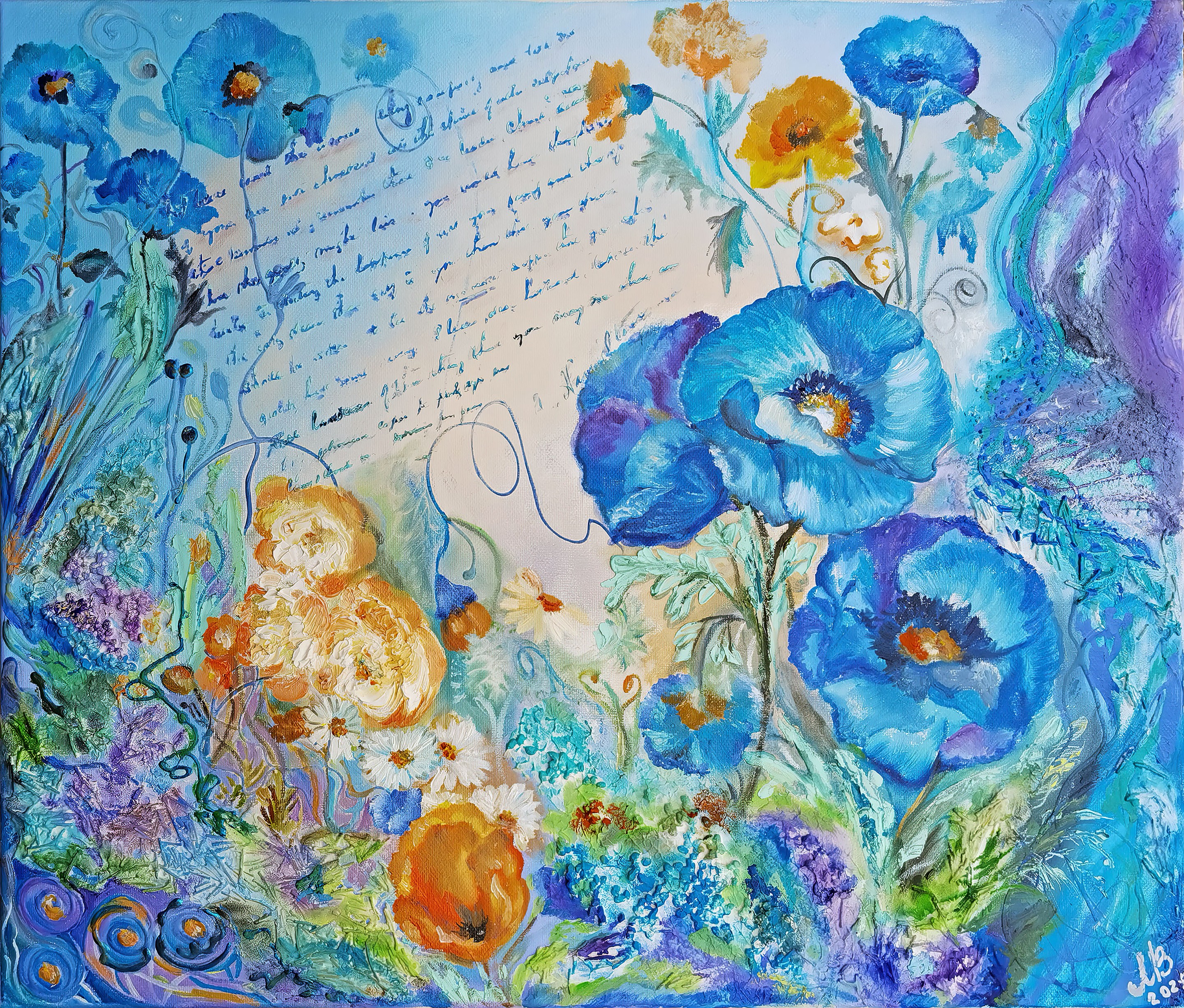 Lilya Volskaya, Blue Valentine - interior landscape Lilya Volskaya, Blue Valentine - interior landscape