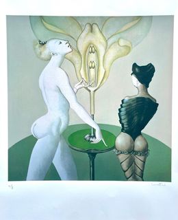Print, La Leçon de Botanique, Leonor Fini