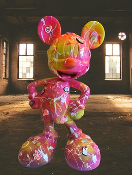 Sculpture, Big Boss One Mickey Mouse, Miss Mouse