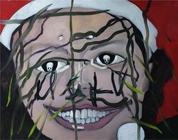 Painting, Santa Cruella, Elene Melikidze