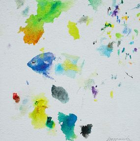 Gemälde, Seltener Fisch III, Mark Hellbusch