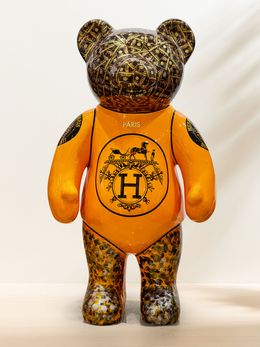 Sculpture, Hermes Bear XXL, Ghost Art