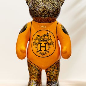 Sculpture, Hermes Bear XXL, Ghost Art