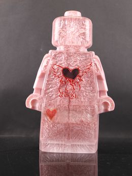 Sculpture, Roboclusion Love Pink Haring, Vincent Sabatier