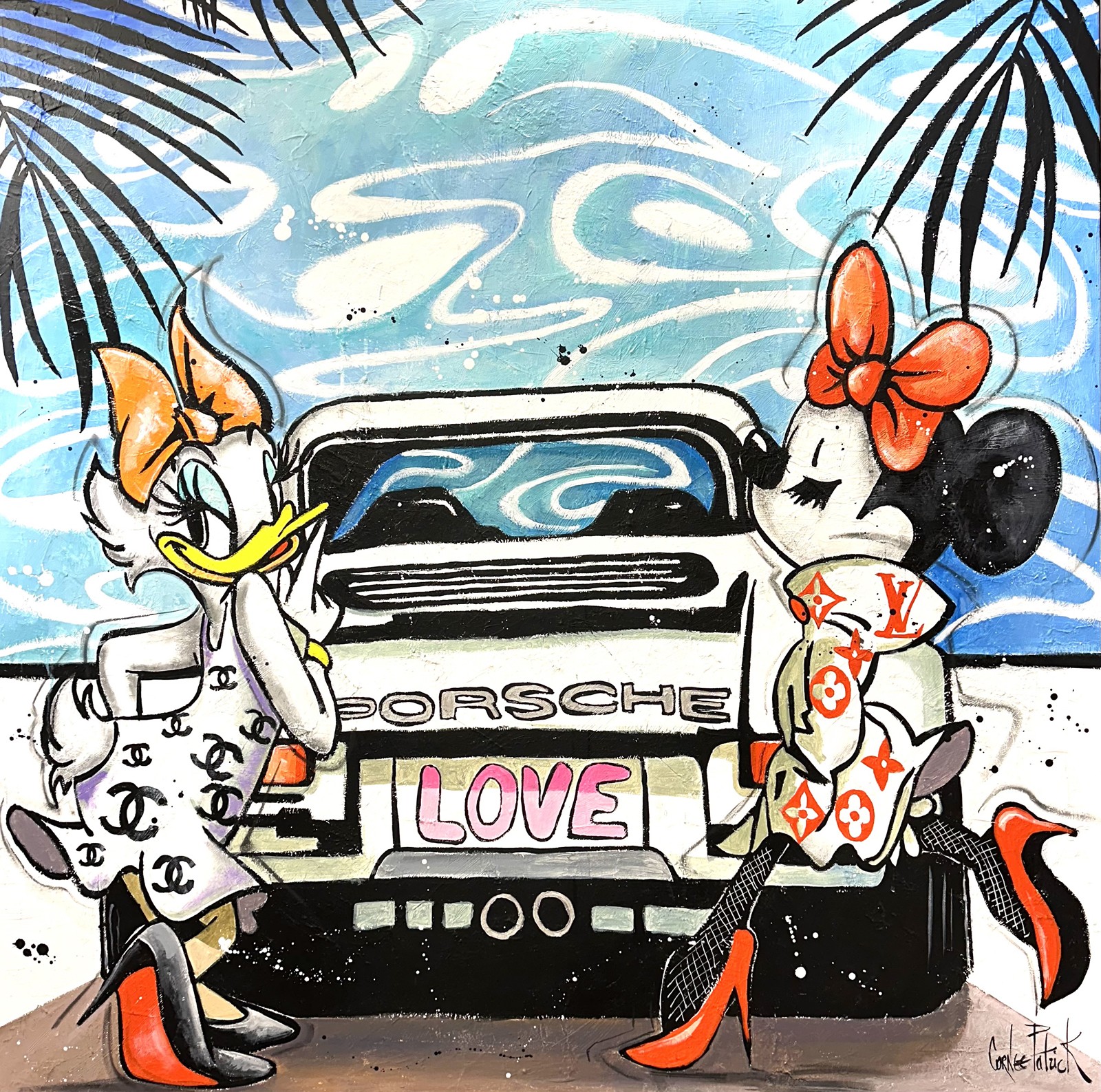 Patrick Cornée, Minnie Mouse and Daisy Duck on holiday in Miami Beach Patrick Cornée, Minnie Mouse and Daisy Duck on holiday in Miami Beach