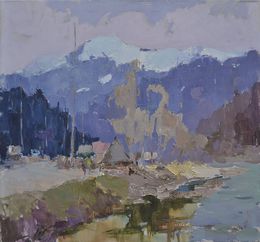 Painting, Mount Kamenka, Alexander Shandor