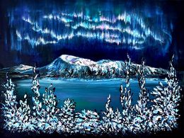Gemälde, Silent Night, Vik Schroeder