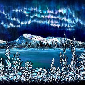Gemälde, Silent Night, Vik Schroeder